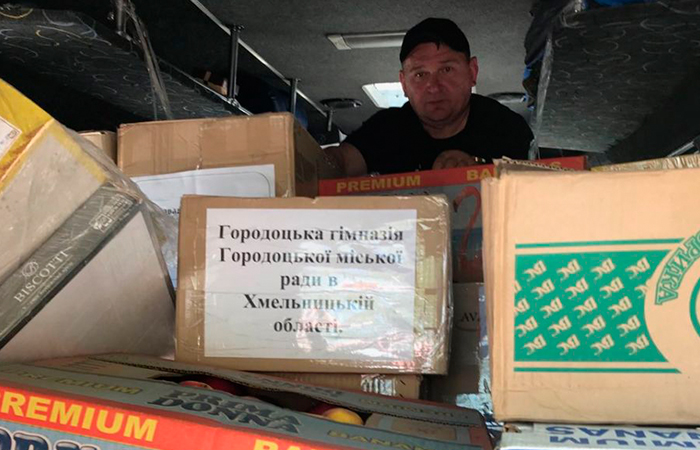 velykodnii vizyt horodochchan na peredovu 3