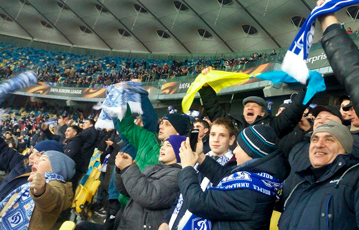 futbolnyi match dynamo partyzan